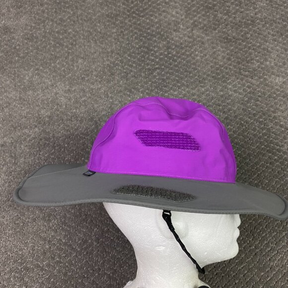 Outdoor Research Hat Seattle Sombrero Kids M/L Magenta Purple Gray Rain Boonie - Picture 7 of 12
